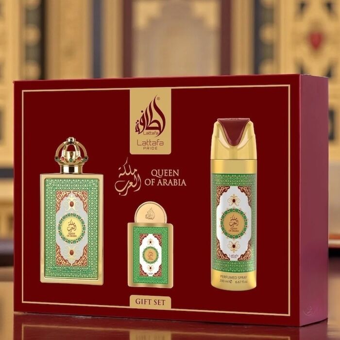 Lattafa Pride Queen of Arabia EDP 100ml 3 Piece Gift Set -Best