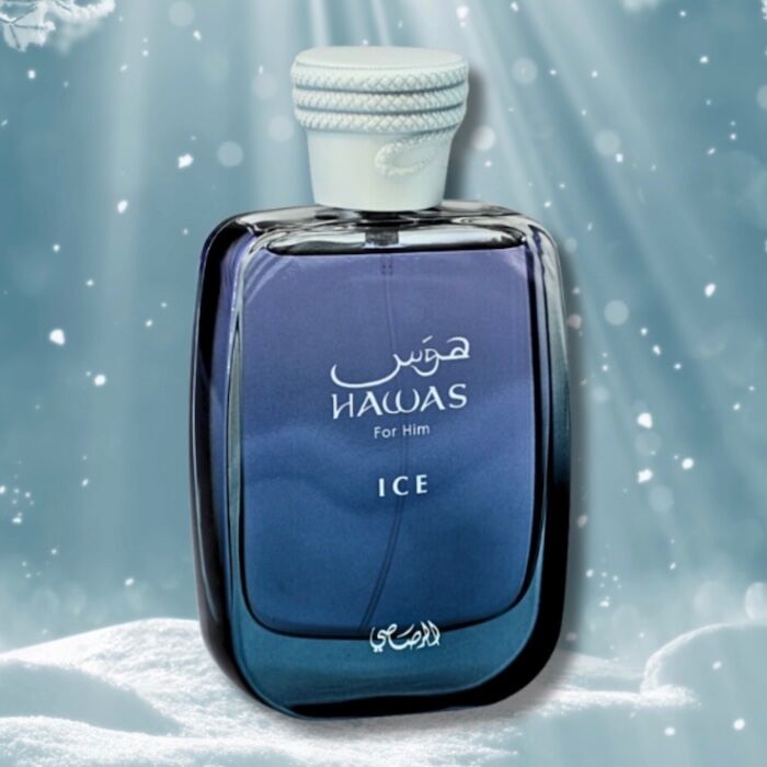 Rasasi Hawas Ice EDP 100ml – Fresh & Elegant Men's Fragrance