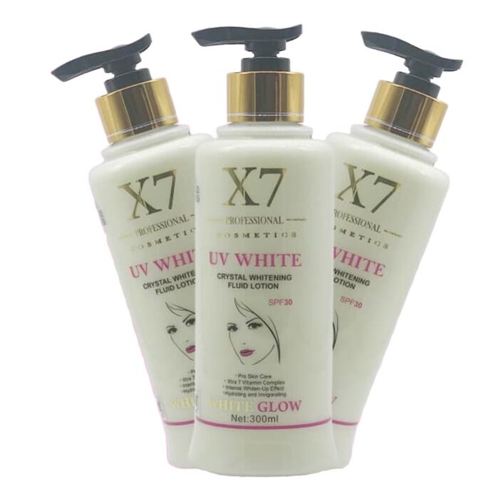X7 Professional Cosmetics UV White Crystal Whitening Lotion 300ml
