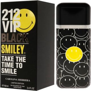 Carolina Herrera 212 VIP Black Smiley Take The Time To Smile EDP 100ml For Men