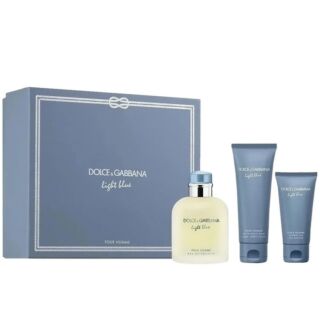 Dolce & Gabbana Light Blue EDT 100ml 3 Piece Gift Set For Men
