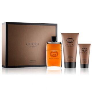 Gucci Guilty Pour Homme Absolute EDP 90ml 3 Piece Gift Set For Men