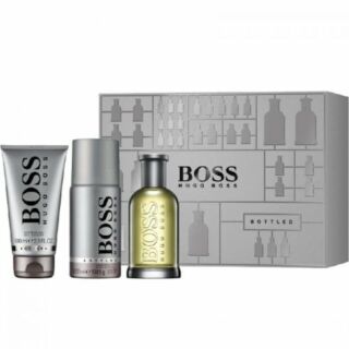 Hugo Boss Bottled EDT 100ml 3-Piece Gift Set For Men