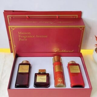 Maison Fragrance Avenue Bakkarat Rouge 540 Extrait EDP 4 Piece Gift Set