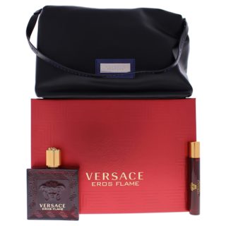 Versace Eros Flame EDP 100ml 3-Piece Gift Set For Men