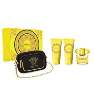 Versace Yellow Diamond EDT 90ml 4 Piece Gift Set For Women