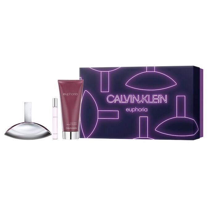 Calvin Klein Euphoria EDP 100ml 3-Piece Gift Set For Women -Best designer  perfumes online sales in Nigeria: 