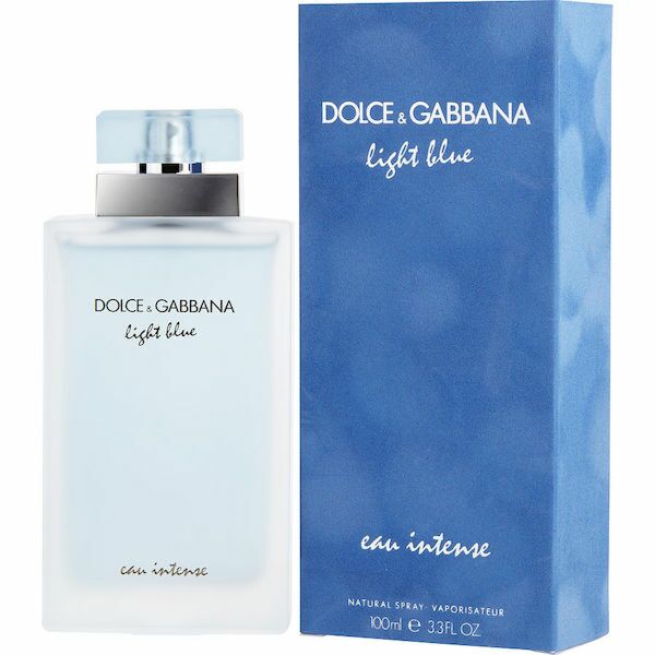 New perfume by Dolce Gabbana Light Blue Eau Intense 100ml Perfume Women -Best designer perfumes online sales in Nigeria: Fragrances.com.ng