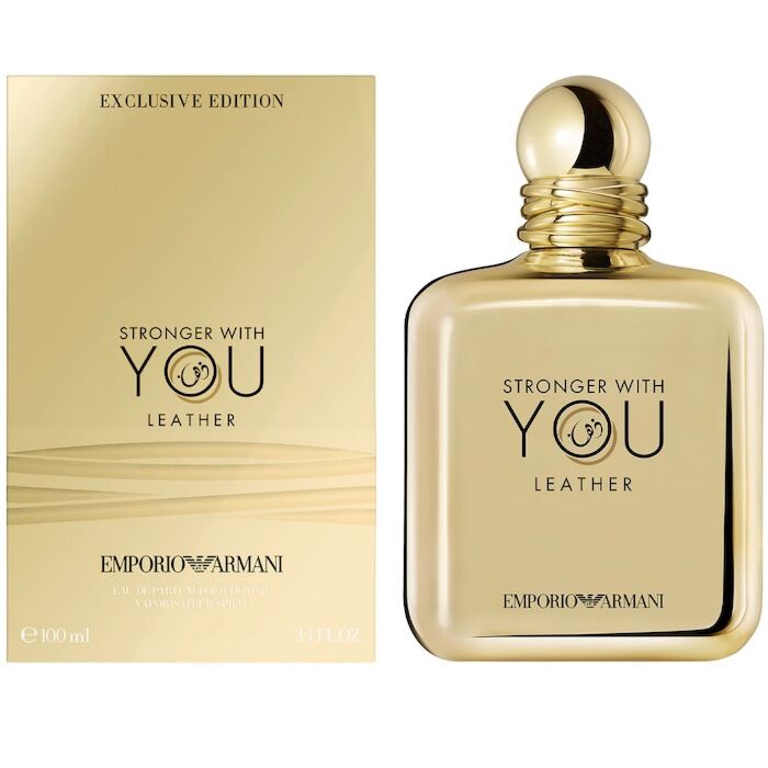 Emporio Armani Stronger With You Leather EDP 100ml For Men -Best designer  perfumes online sales in Nigeria: 